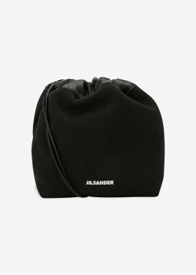 질샌더 여성 덤플링 블랙 숄더백 J07WG0027 P4860 001