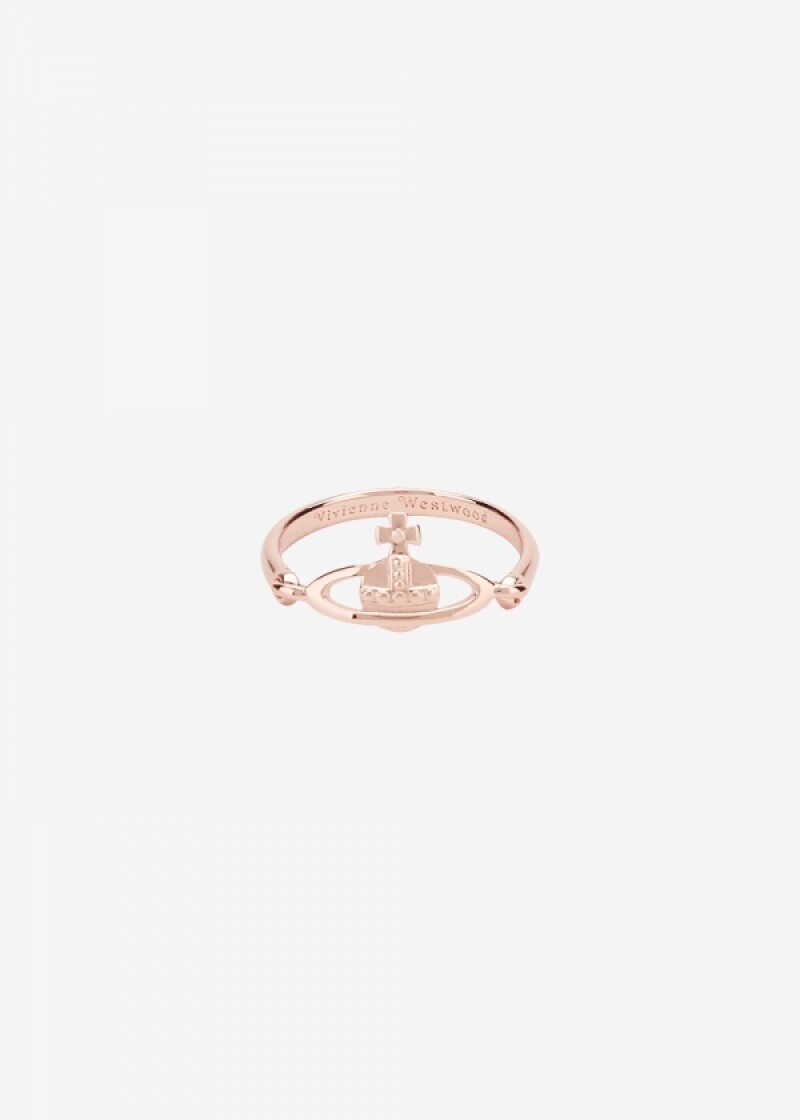 비비안웨스트우드 여성 방돔 핑크골드 반지 64040011 G002