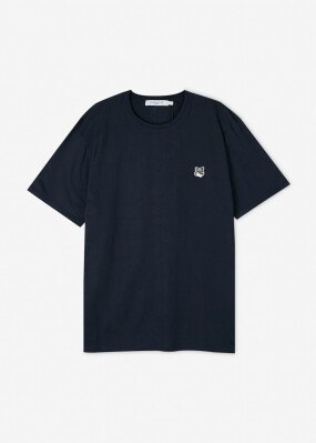 메종키츠네 남성 폭스헤드 패치 네이비 반팔티 GM00118KJ0008 NA