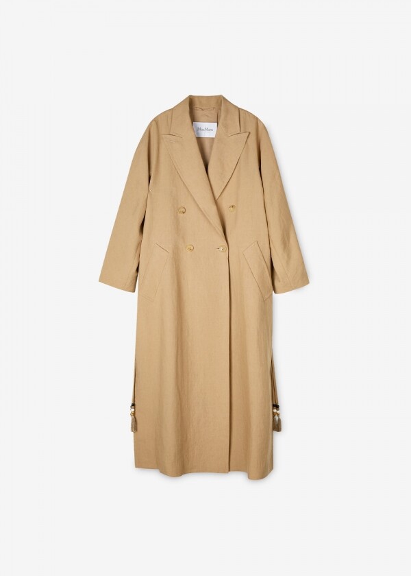 꼬르소밀라노,막스마라 여성 마담 린넨 베이지 코트 MADAME 007