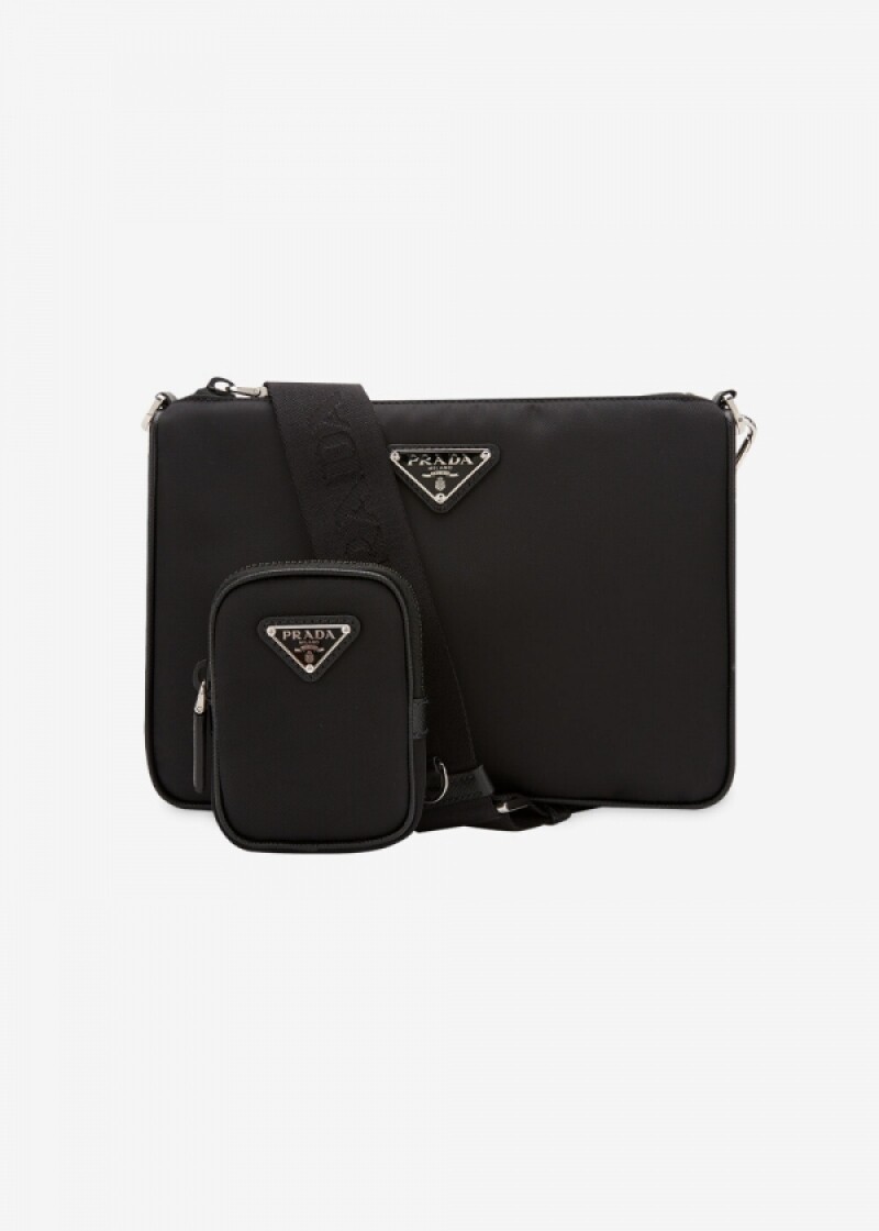 프라다 남성 삼각로고 블랙 크로스백 2VH113 2DMH F0002