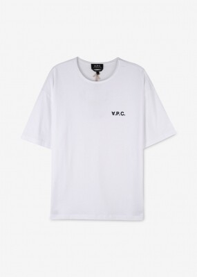 아페쎄 여성 로고 화이트 반팔티 COFDW F26186 AAB