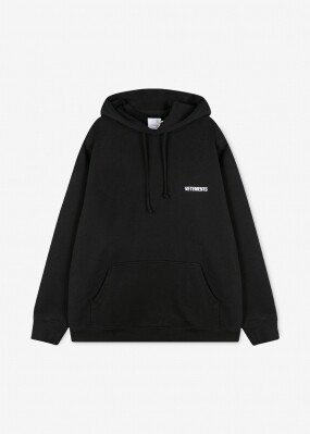 베트멍 여성 후드 백로고 블랙 후드티 UAH21TR535 1601 BLACK