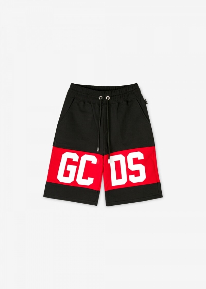 지씨디에스 남성 GCDS 로고 블랙 반바지 CC94M031004 02