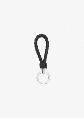 보테가베네타 공용 인트레치아토 블랙 키링 608783 VO0BG 8803