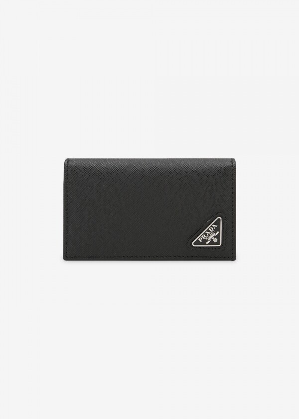 꼬르소밀라노,프라다 남성 삼각로고 사피아노 블랙 카드지갑 2MC122 QHH F0002