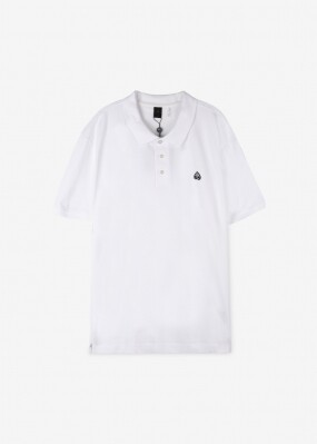 무스너클 남성 로고 패치 화이트 카라티 M12MT712 160