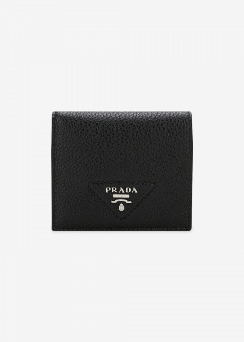프라다 남성 사피아노 블랙 반지갑 2MO004 2BBE F0002