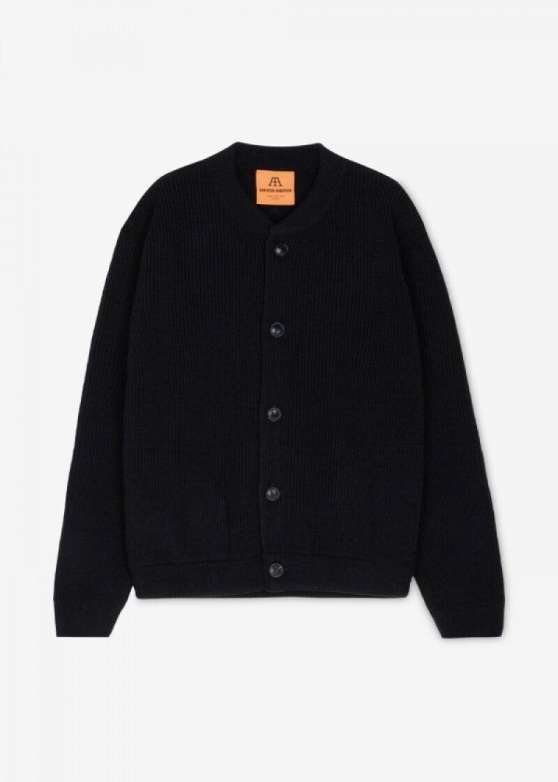 안데르센 안데르센 공용 스키퍼 블랙 가디건 SKIPPER JACKET BLACK