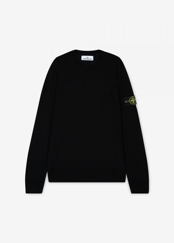 꼬르소밀라노,스톤아일랜드 남성 와펜 패치 블랙 니트 7915510C4 A0029