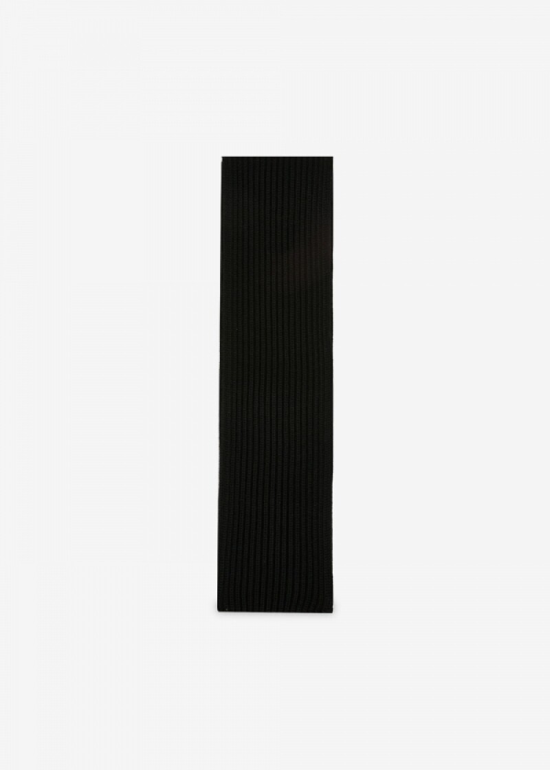 안데르센 안데르센 공용 로고 블랙 머플러 SCARF BLACK