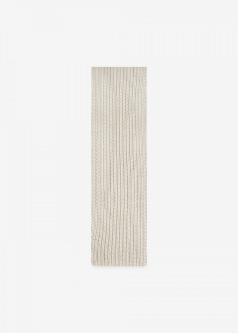 안데르센 안데르센 공용 로고 숏 오프화이트 머플러 SHORT SCARF OFF WHITE