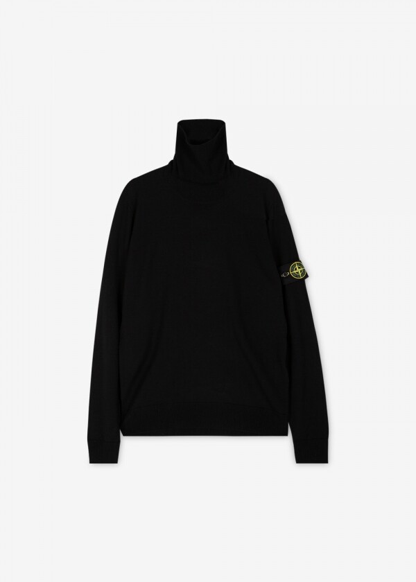 꼬르소밀라노,스톤아일랜드 남성 와펜 패치 블랙 니트 7915525C4 A0029