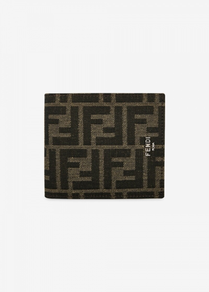 펜디 남성 FF 로고 브라운 반지갑 7M0169 ALWK F0L3T