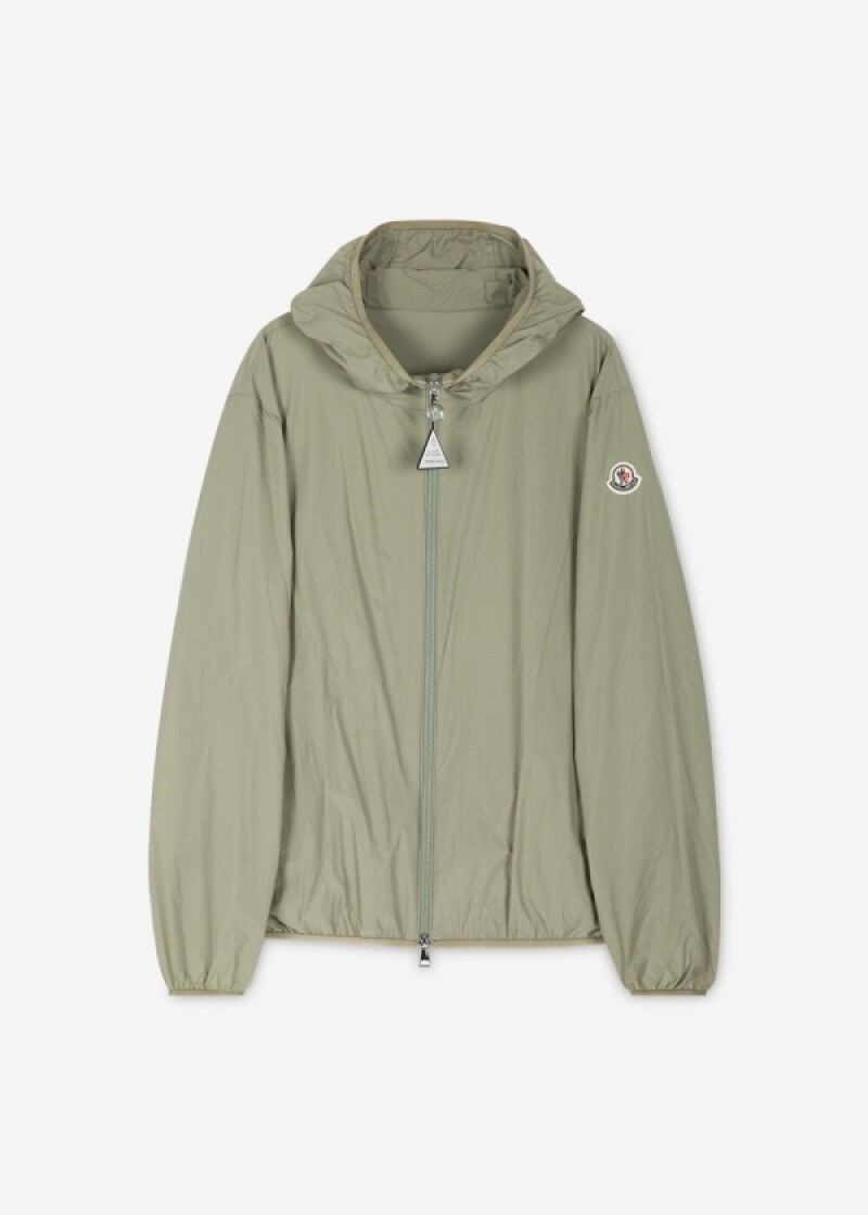 몽클레어 여성 FEGEO 로고 카키 자켓 1A00135 597IC 92G