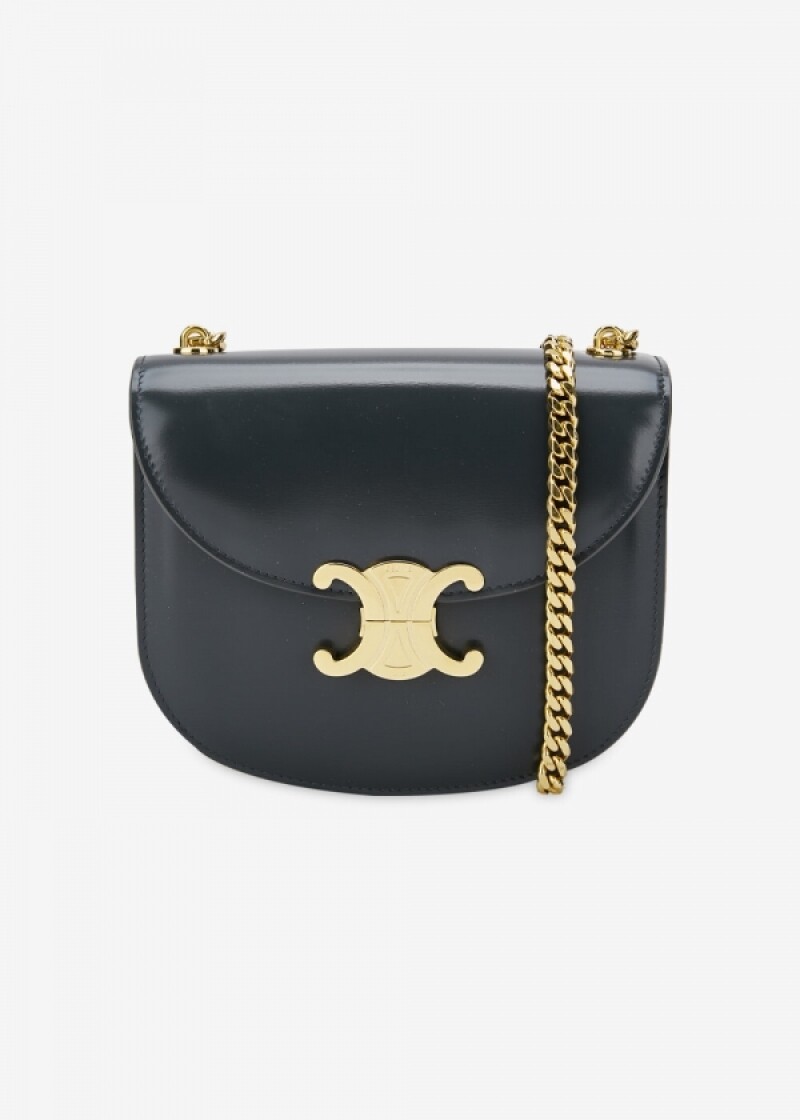 셀린느 여성 트리오페 틴 체인 슬레이트 그레이 숄더백 110973BF4 10SG