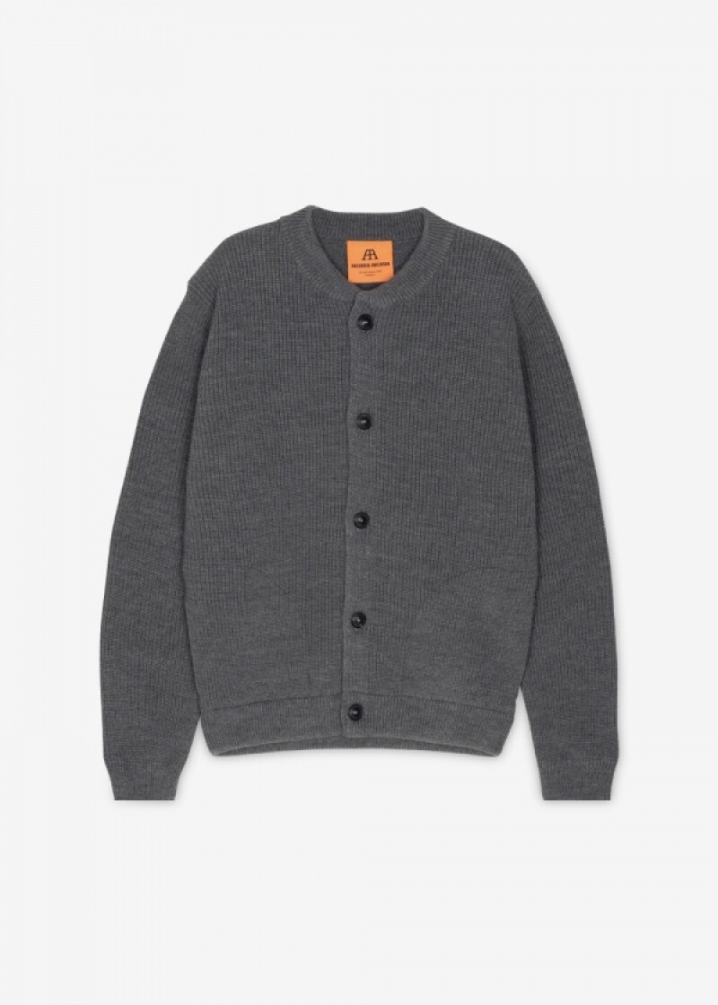 안데르센 안데르센 공용 스키퍼 그레이 가디건 SKIPPER JACKET GREY