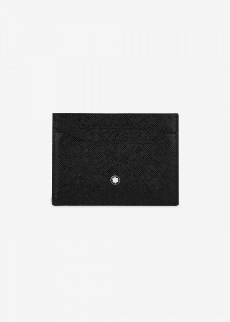 몽블랑 남성 사토리얼 5cc 블랙 카드지갑 130324 BLACK