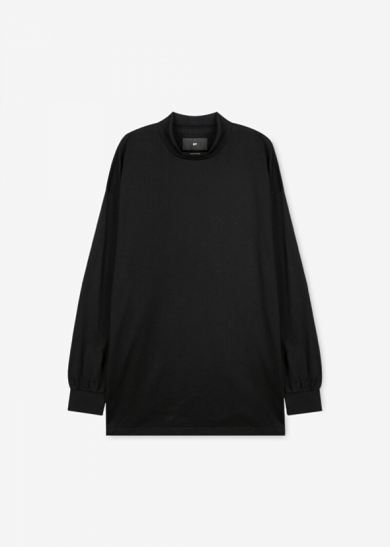 Y-3 남성 모크넥 블랙 티셔츠 H44787 BLACK