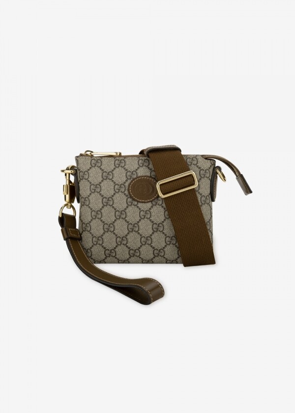 꼬르소밀라노,구찌 여성 인트로킹 G 메신저 베이지/에보니/브라운 크로스백 723306 92THG 8563