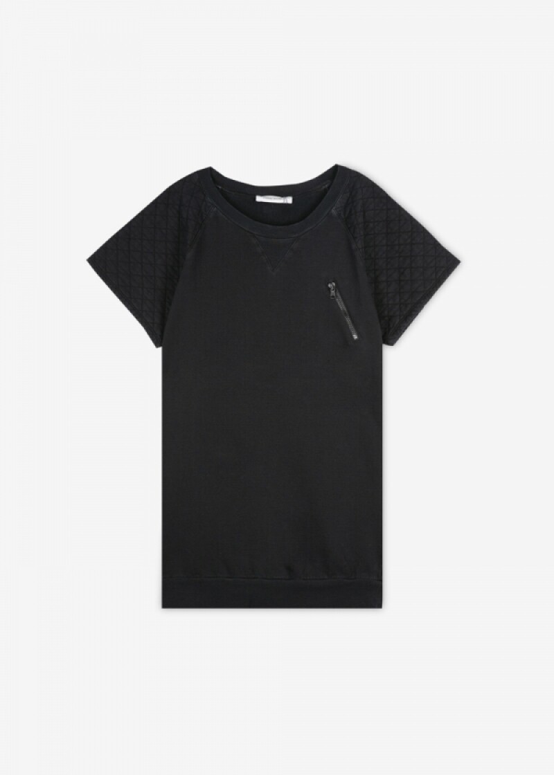 발망 남성 사선 지퍼 블랙 반팔티 65154004 JKA004 A04 995