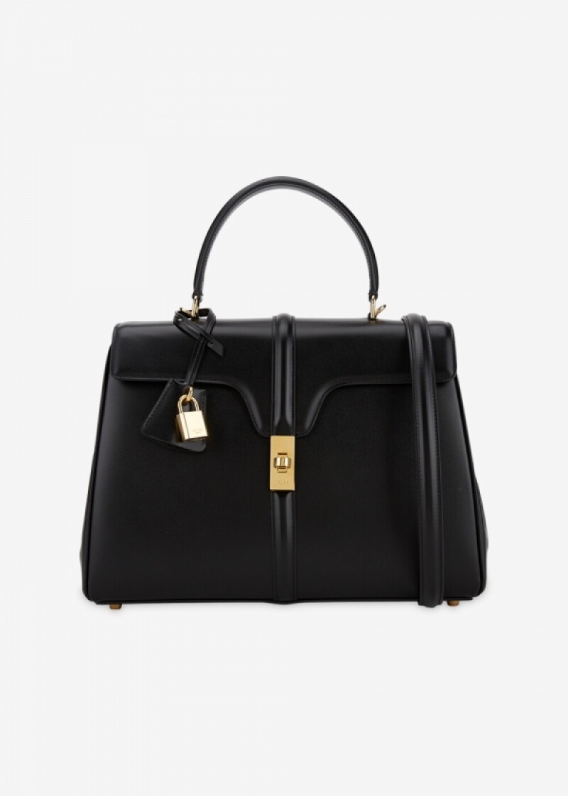 셀린느 여성 클래식 16 블랙 토트백 187373BEY 38NO