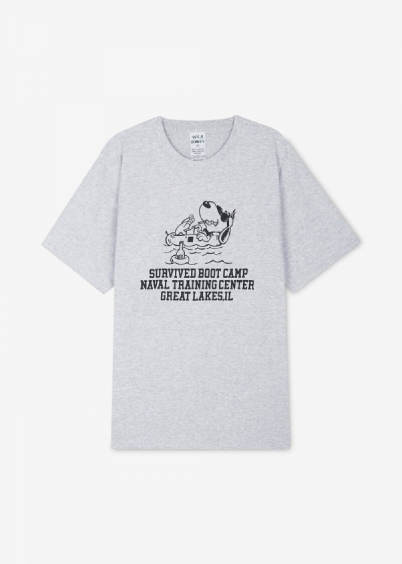 스크래치_와일드 동키 남성 서바이브 헤더그레이 반팔티 T-SURVIVED HEATHER GREY(180468)