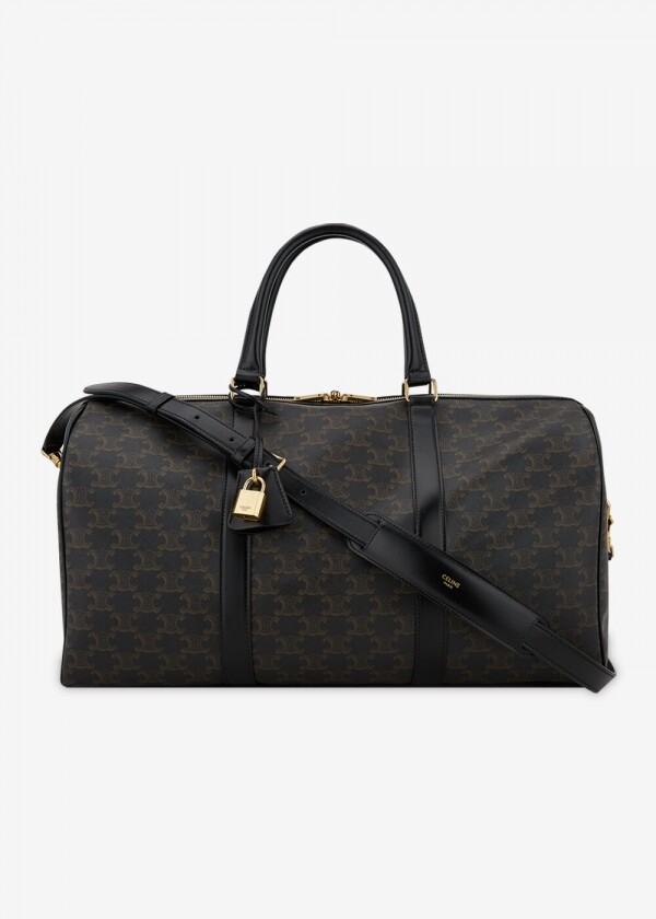 꼬르소밀라노,셀린느 남성 미디엄 트리옹프 블랙 트래블백 190662CHI 38NO