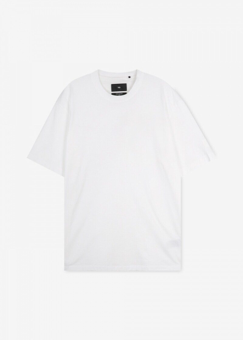 스크래치_Y-3 남성 로고 프린팅 코어 화이트 티셔츠 IB4787 COREWHITE(181858)