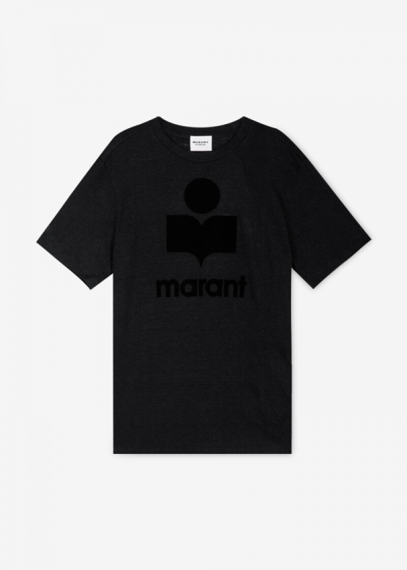 이자벨마랑 여성 즈웰  블랙 반팔티 TS0001FB A1N09E 01BK