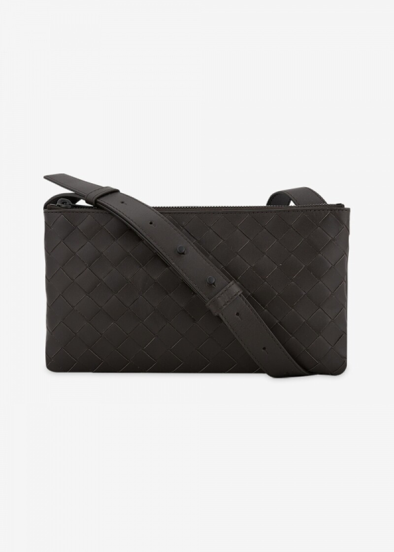 보테가베네타 남성 인트레치아토 다크브라운 크로스백 611240 V3US2 2124