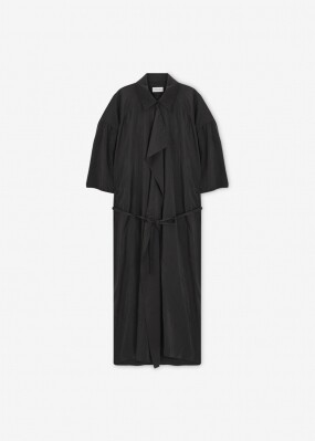 르메르 여성 에시메트리컬 셔츠 롱 다크 에스프레소 원피스 DR1056 LF1308 507