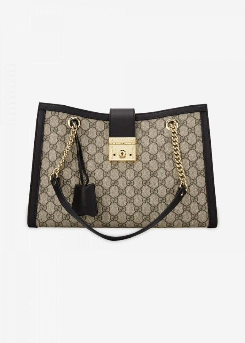 스크래치_구찌 여성 패들락 미디엄 베이지/에보니/블랙 숄더백 479197 KHNKG 9769(182548)