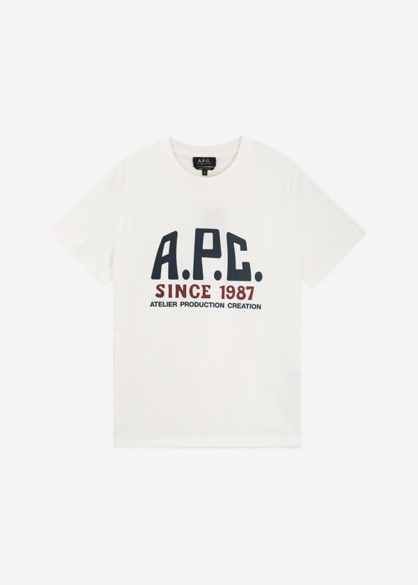 꼬르소밀라노,스크래치_아페쎄 공용 로고 화이트 반팔티 COHBU M26442 AAB(184461)