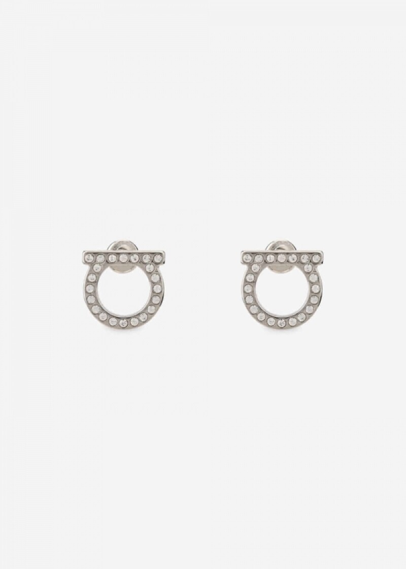 스크래치_페라가모 여성 간치니 크리스탈 실버 귀걸이 760122 696574(184176)