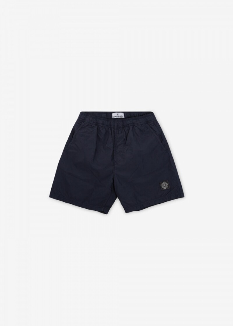 스톤아일랜드 남성 로고 패치 네이비 반바지 K1S15B100B09 S0046 V0020