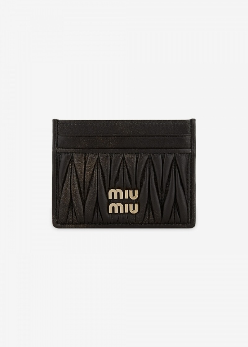 미우미우 여성 마테라쎄 나파 커피 카드지갑 5MC076 AF6Q F0201