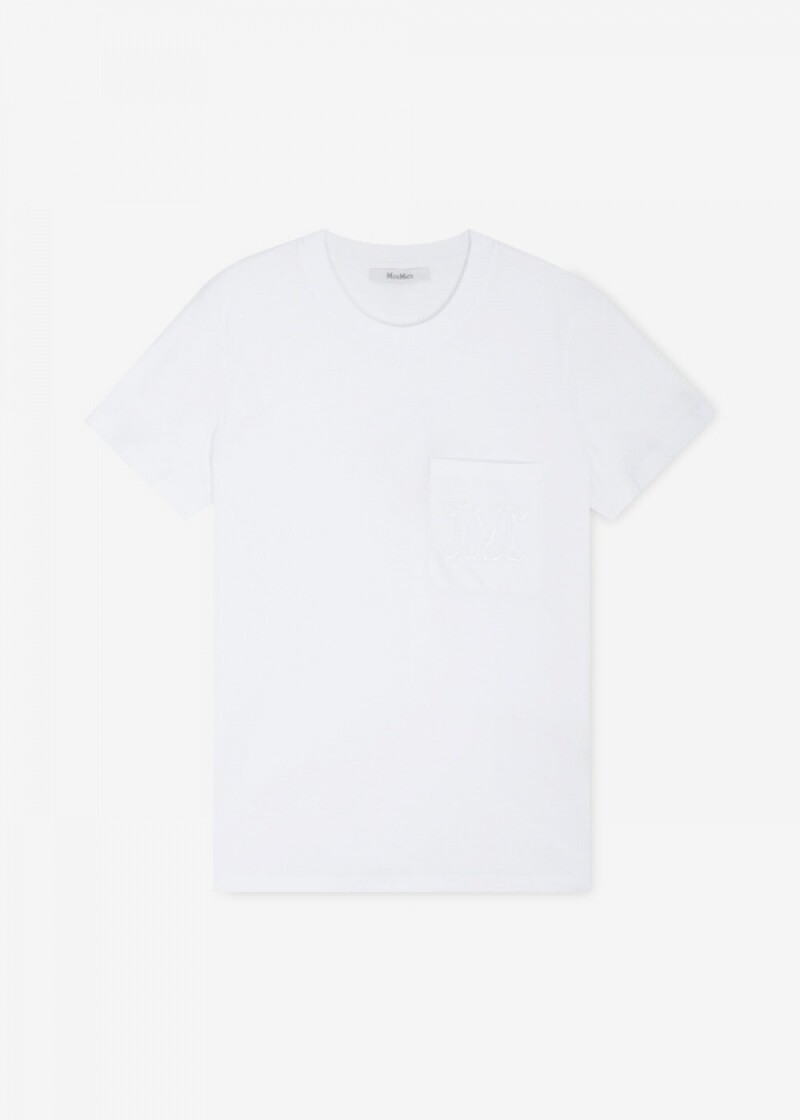 스크래치_막스마라 여성 파파이아 화이트 반팔티 21946011600 001(185386)