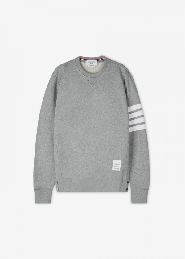 꼬르소밀라노,톰브라운 남성 사선 완장 그레이 맨투맨 MJT021H 00535 068