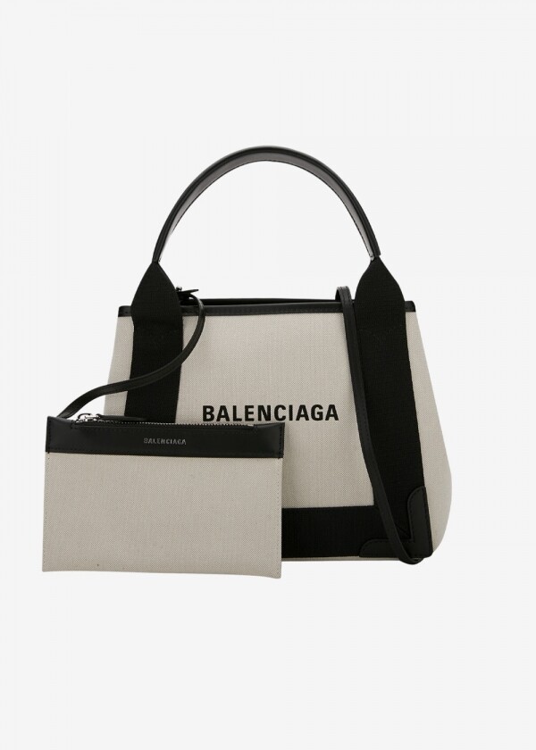 꼬르소밀라노,스크래치_발렌시아가 여성 카바스 베이지/블랙 토트백 390346 2HH3N 9260(186034)