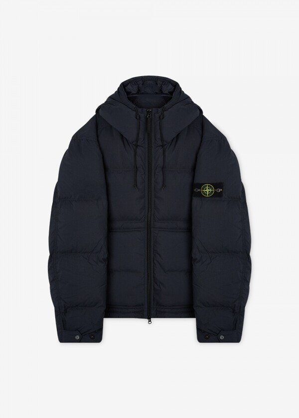 꼬르소밀라노,스톤아일랜드 남성 와펜 패치 네이비 패딩 K2S154100019 S0182 V0020