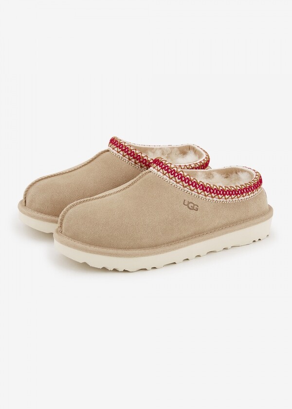 꼬르소밀라노,어그 여성 타스만 II 샌드/다크 체리 슬리퍼 1174470 SAND/DARK CHERRY