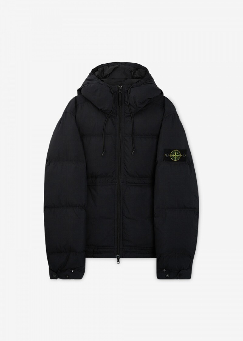 스톤아일랜드 남성 와펜 패치 블랙 패딩 K2S154100019 S0182 V0029