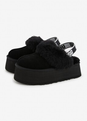 어그 여성 펀케트 블랙 슬리퍼 1113474 BLACK