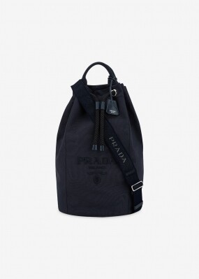 프라다 남성 로고 드로우스트링 발틱 블루 더플백 2VY011 2CYA F0216