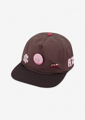 알렉스조노 공용 RUNNING IS MY BEST FRIEND 브라운 볼캡 AZ BF TRUCK BROWN PIN