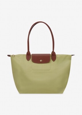 롱샴 여성 르 플리아쥬 오리지널 피스타치오 토트백 1899 089 244