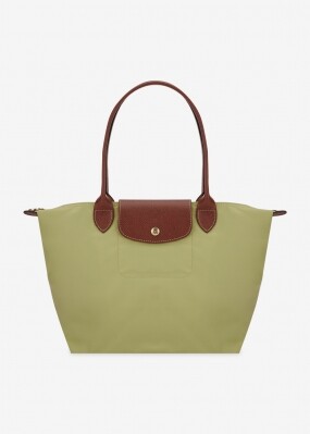 롱샴 여성 르 플리아쥬 오리지널 피스타치오 토트백 2605 089 244