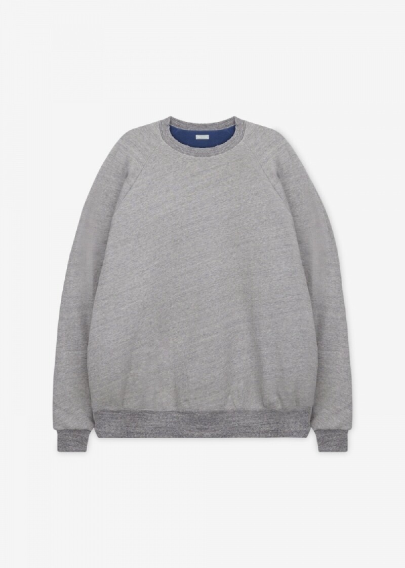 아프레쎄 남성 빈티지 리버시블 그레이/네이비 맨투맨 26SAP-05-06 GRAY/NAVY