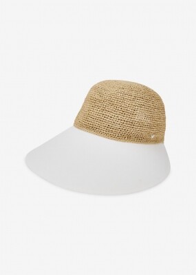 헬렌카민스키 여성 블레이즈 내추럴/오프화이트 바이저햇 HAT50530 Natural Off White